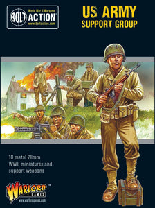 US ARMY SUPPORT GROUP (HQ, MORTAR & MMG) Warlord Games Bolt Action