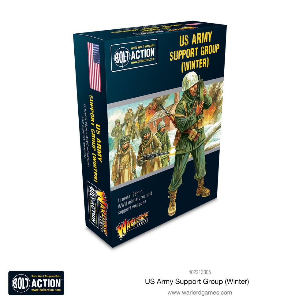 US ARMY WINTER SUPPORT GROUP (HQ, MORTAR & MMG) Warlord Games Bolt Action