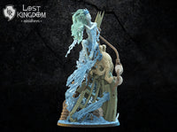 Earla, Queen of Shipwrecks : Undead of Misty Island  by Lost Kingdom Miniatures;  Resin 3D Print
