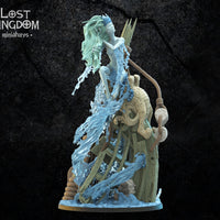 Earla, Queen of Shipwrecks : Undead of Misty Island  by Lost Kingdom Miniatures;  Resin 3D Print