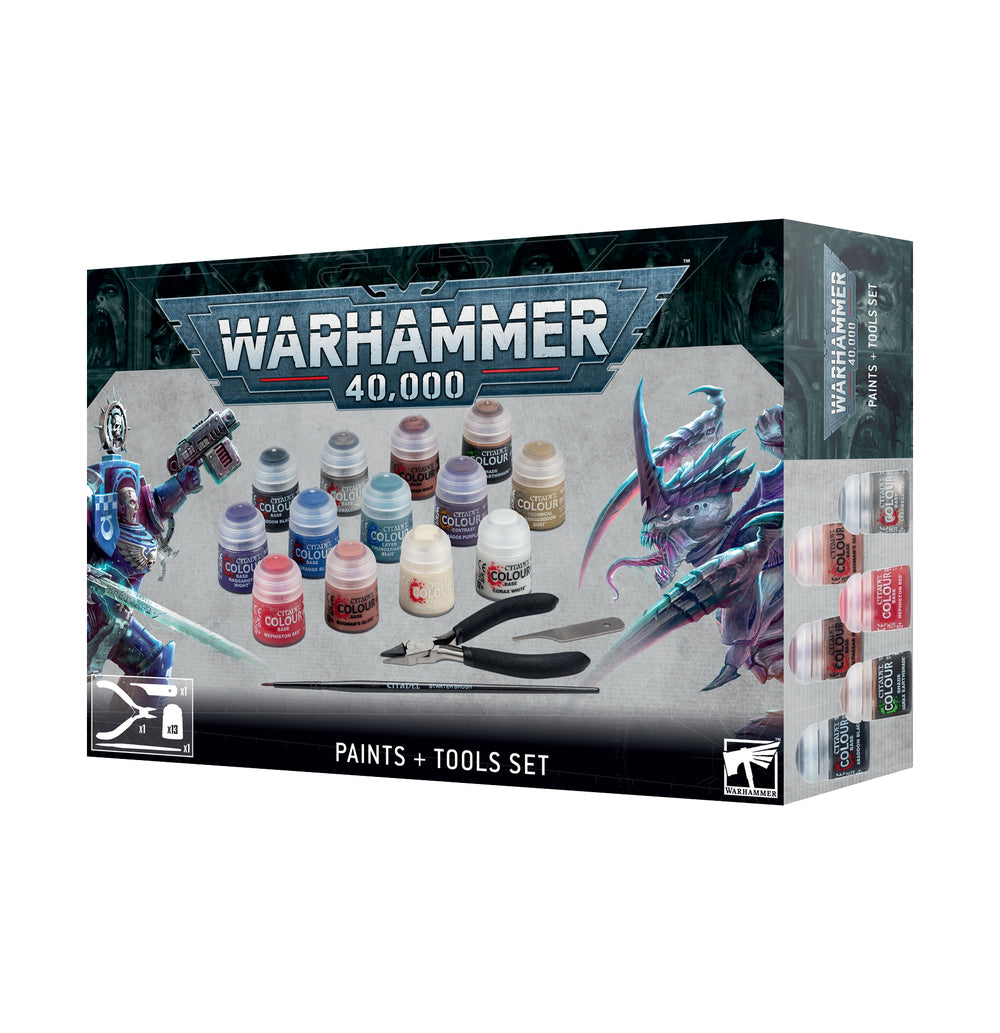 PAINTS + TOOLS SET Games Workshop Warhammer 40000