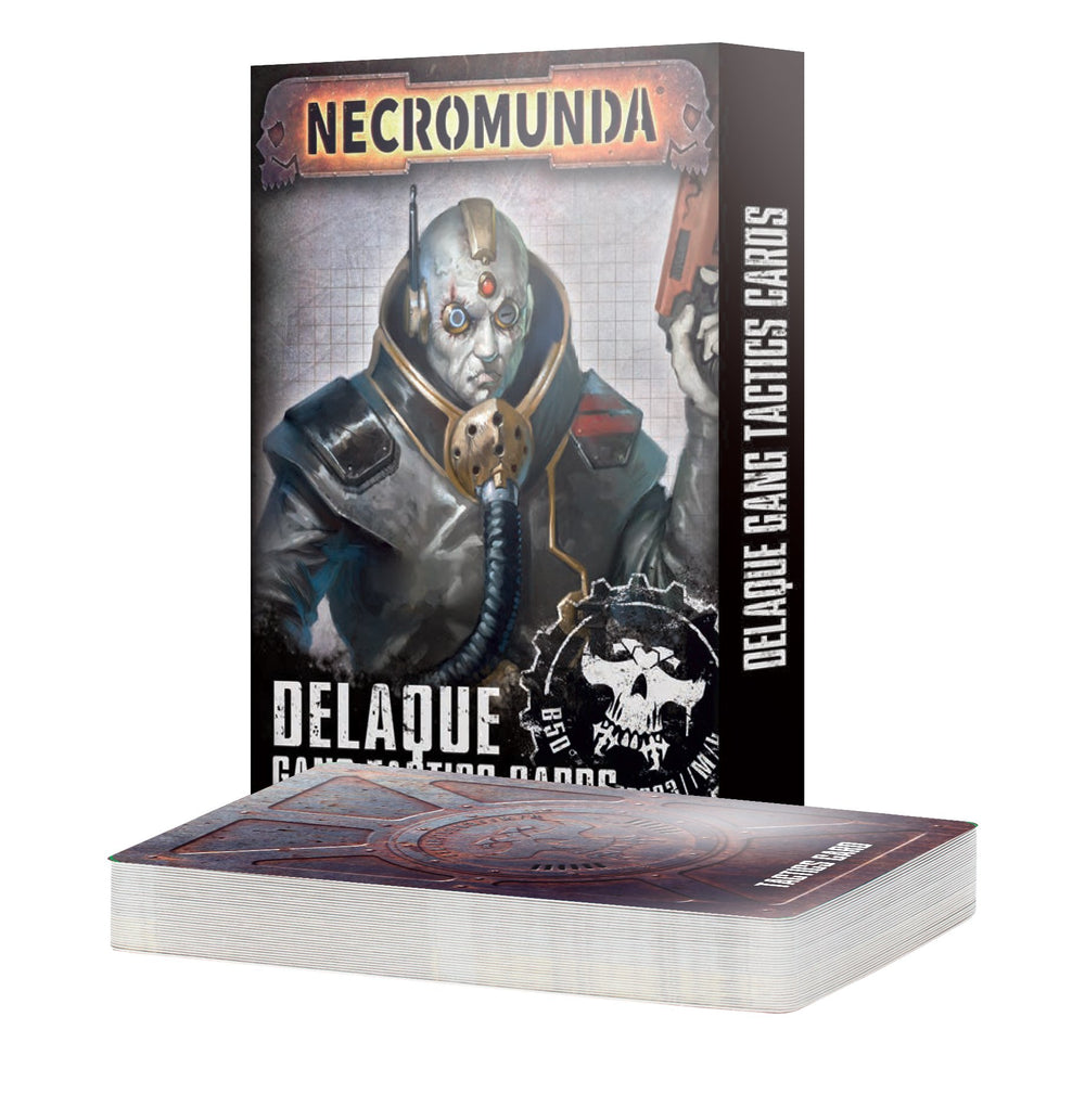 NECROMUNDA: DELAQUE GANG TACTICS CARDS Games Workshop Warhammer 40000