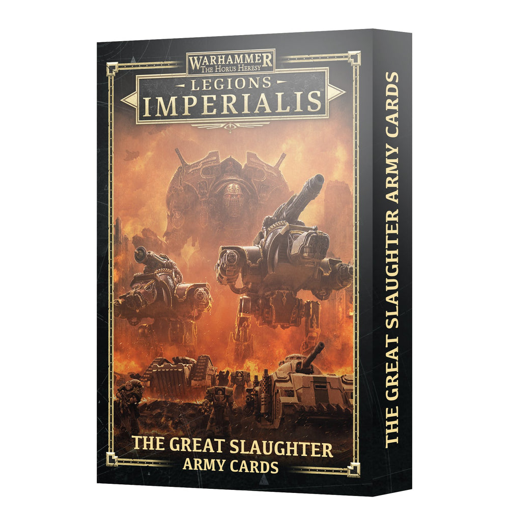 LEGIONS IMPERIALIS: THE GREAT SLAUGHTER ARMY CARDS GW Warhammer 40000