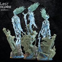 Shipwreck Screamers: Undead of Misty Island  by Lost Kingdom Miniatures;  Resin 3D Print
