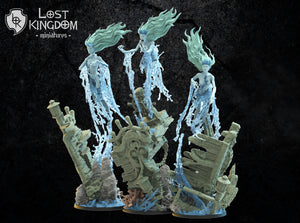 Shipwreck Screamers: Lost Kingdom Miniatures Undead of Misty Island Resin 3D Print