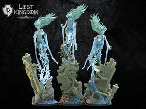 Shipwreck Screamers: Lost Kingdom Miniatures Undead of Misty Island Resin 3D Print