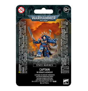 SPACE MARINES: CAPTAIN IN GRAVIS ARMOUR Games Workshop Warhammer 40000