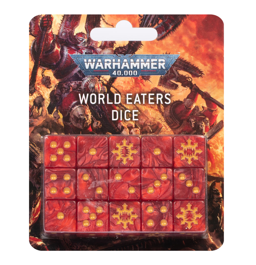 WORLD EATERS DICE Games Workshop Warhammer 40000