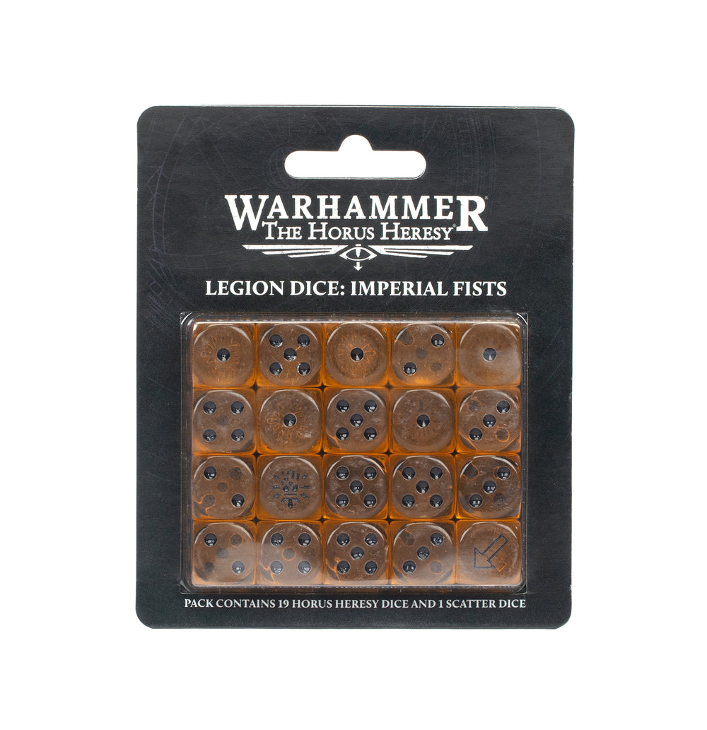 HORUS HERESY LEGION DICE: IMPERIAL FISTS Games Workshop Warhammer 40000