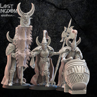 Hisui Guard Command Group: Lost Kingdom Miniatures Night Elves Resin 3D Print