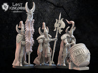 Hisui Guard Command Group: Lost Kingdom Miniatures Night Elves Resin 3D Print
