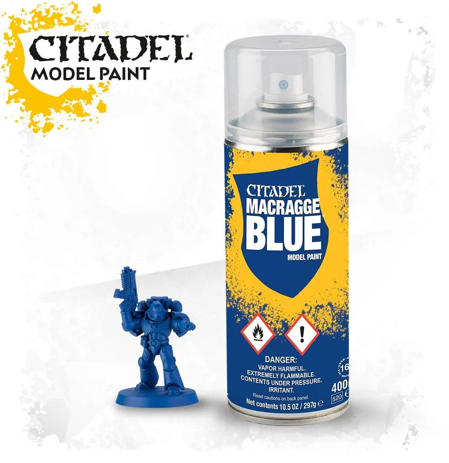 SPRAY: MACRAGGE BLUE 400 ML Games Workshop Citadel Paint