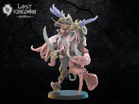 Averill and Leonora, the Conjoined Twins, Undead Pirate Deep Sea Zombies Captain:  by Lost Kingdom Miniatures;  Resin 3D Print

