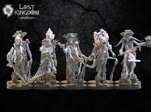 Undead Pirate Deep Sea Zombies: Undead of Misty Island  by Lost Kingdom Miniatures;  Resin 3D Print