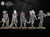 Deep Sea Zombies: Lost Kingdom Miniatures Undead of Misty Island Resin 3D Print
