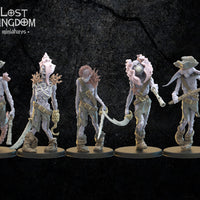 Deep Sea Zombies: Lost Kingdom Miniatures Undead of Misty Island Resin 3D Print