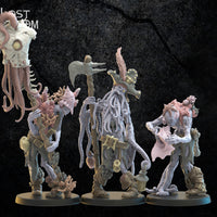 Undead Pirate Deep Sea Zombies Command Group: Undead of Misty Island  by Lost Kingdom Miniatures;  Resin 3D Print