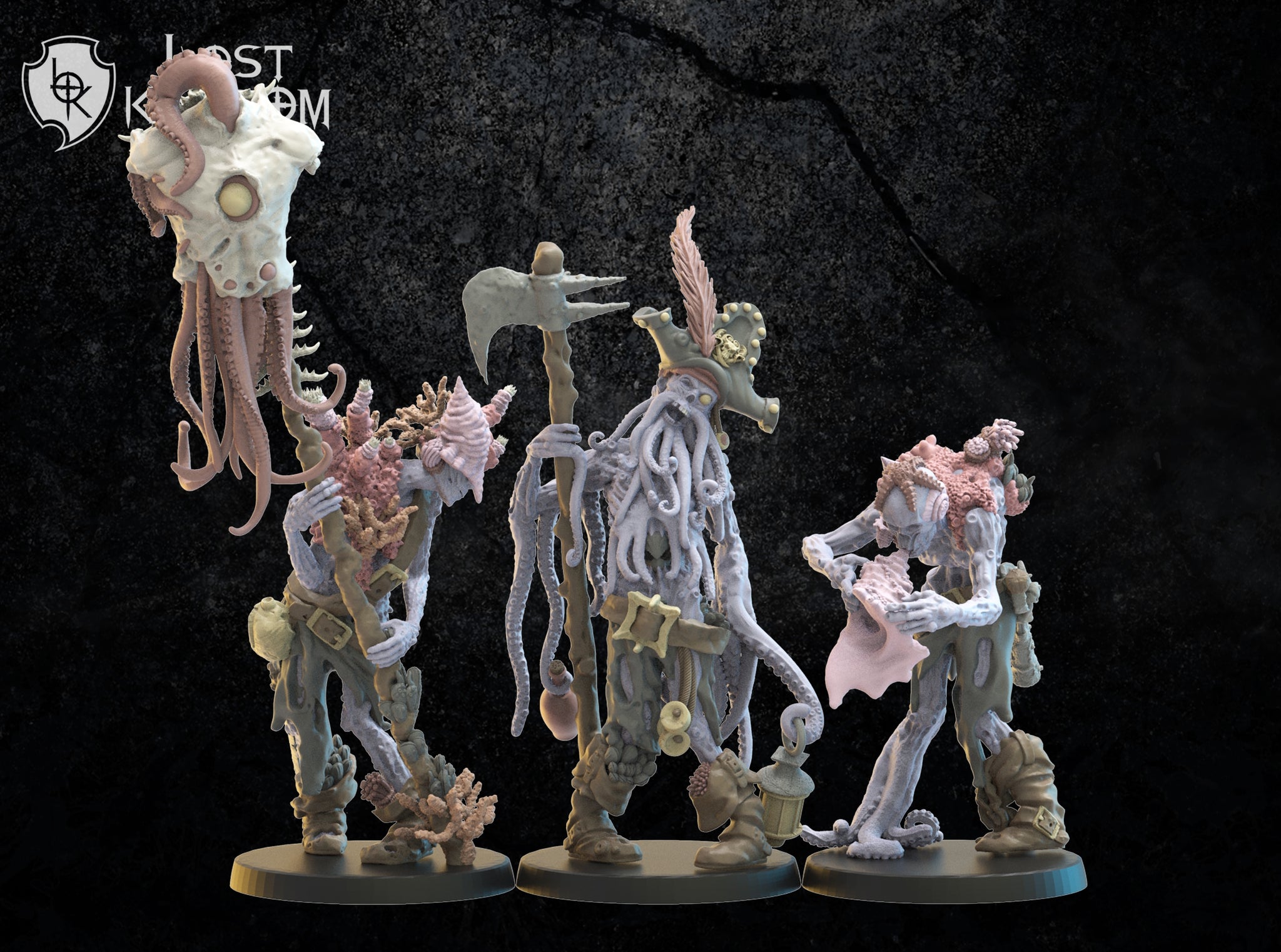 Undead Pirate Deep Zombies Command Group: Undead Misty b | Tabletop Heaven