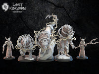 Night Elves Raijus and Slavers by Lost Kingdom Miniatures;  Resin 3D Print
