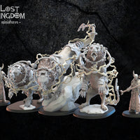 Night Elves Raijus and Slavers by Lost Kingdom Miniatures;  Resin 3D Print