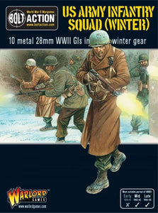 US ARMY INFANTRY SQUAD IN WINTER CLOTHING Warlord Games Bolt Action