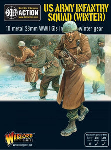 USA: ARMY INFANTRY SQUAD IN WINTER CLOTHING Warlord Games Bolt Action