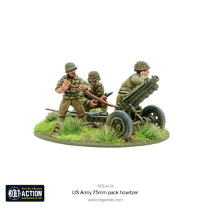 US ARMY 75MM HOWITZER METAL Warlord Games Bolt Action