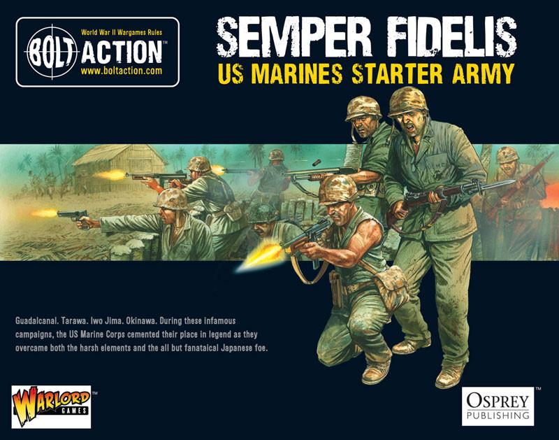 US MARINE CORPS Starter Army Warlord Games Bolt Action