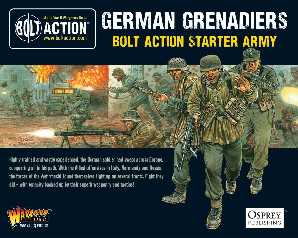 GERMANY: GRENADIERS STARTER ARMY Warlord Games Bolt Action