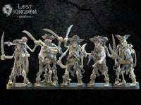 Skeleton Buccaneers: Lost Kingdom Miniatures Undead of Misty Island Resin 3D Print
