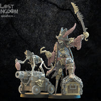 Skeleton Captain "Saw Leg" & Mr. Boom: Lost Kingdom Miniatures Undead of Misty Island