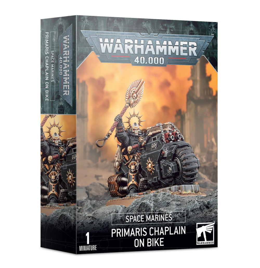 SPACE MARINES: PRIMARIS CHAPLAIN ON BIKE Games Workshop Warhammer 40000