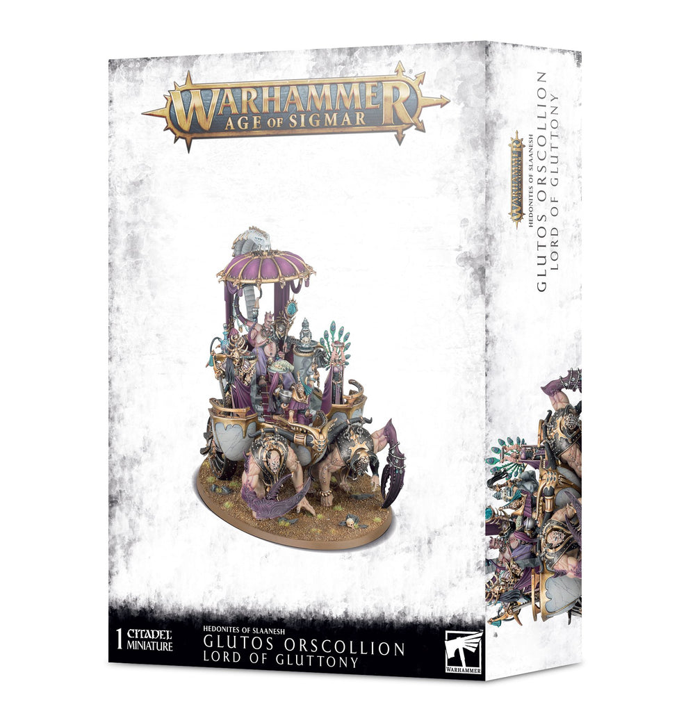 HEDONITES OF SLAANESH: GLUTOS ORSCOLLION LORD OF GLUTTONY GW WH AoS