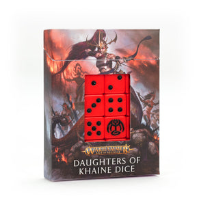 DAUGHTERS OF KHAINE: DICE SET Games Workshop Warhammer Age of Sigmar