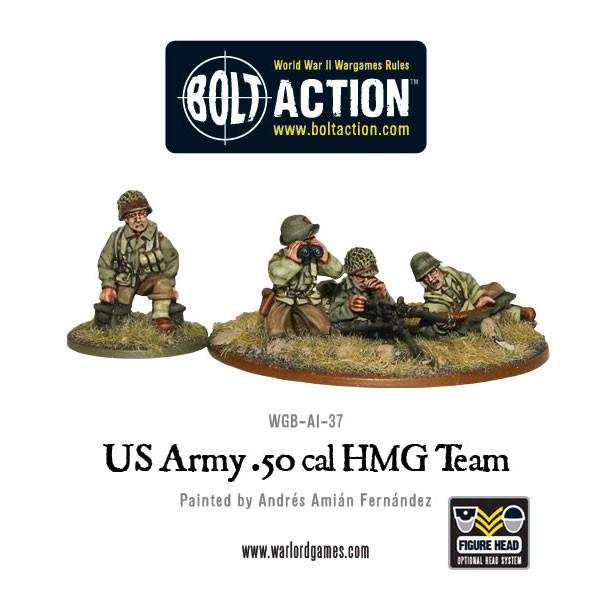 US ARMY 50 CAL HMG TEAM Warlord Games Bolt Action